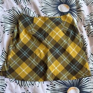 altar’d state plaid skirt